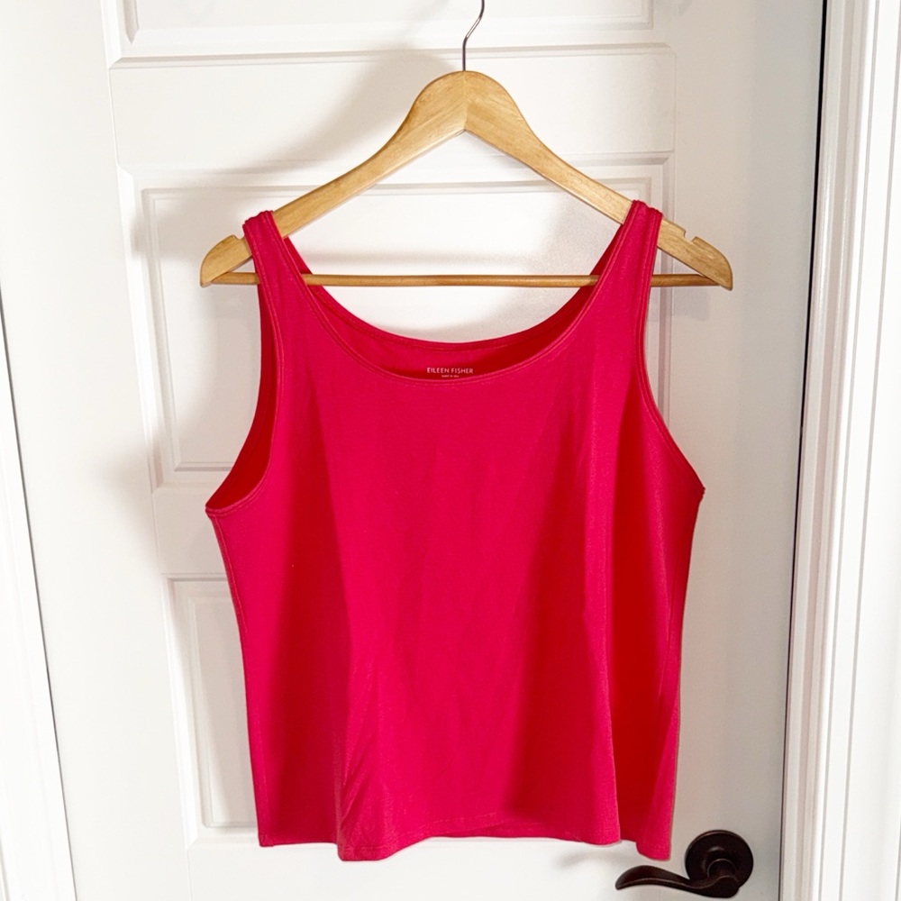 Eileen Fisher Pink Tank Top Large